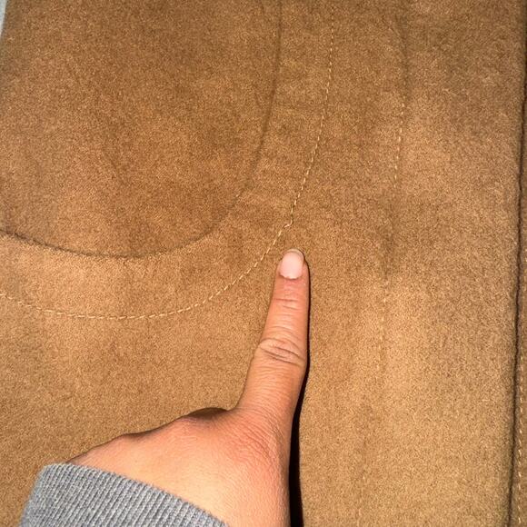 Fairway & Greene Tan Baby Alpaca Wool Golf Vest Women's Size S/P Made in Peru - Picture 7 of 9